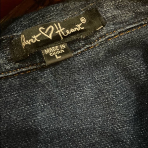 Denim Long-Sleeve Shirt Dress - Picture 6 of 12